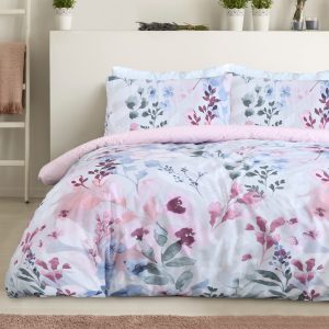 Botanical Leaves - Reversible Duvet Cover & Pillowcase Set